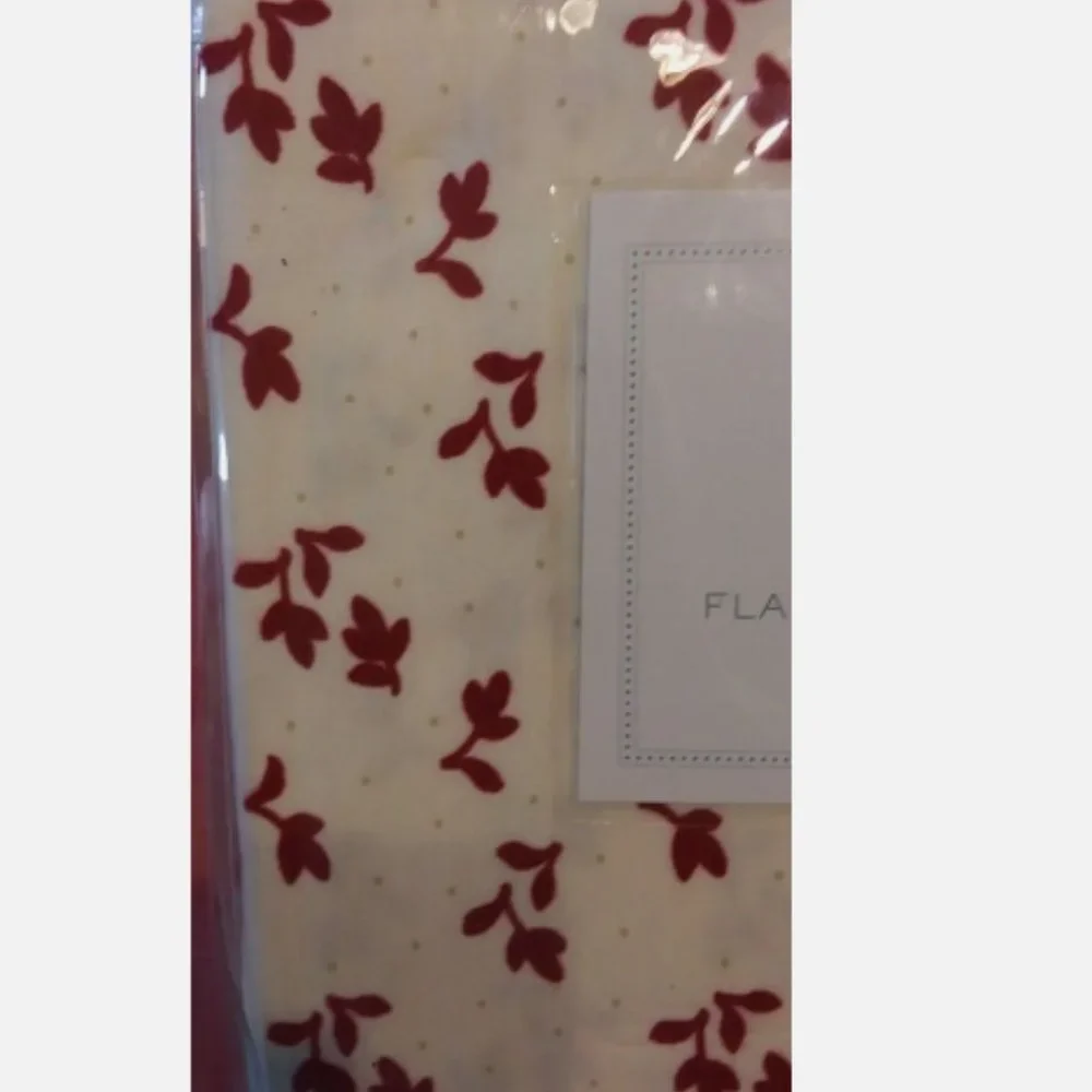 New Martha Stewart Christmas Holly Berries Twin Flannel Sheets